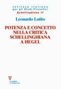 Potenza e concetto nella critica schellinghiana a Hegel