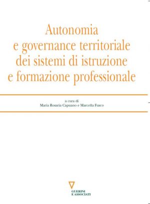 Autonomia e governance territoriale dei sistemi di istruzione e formazione professionale-0