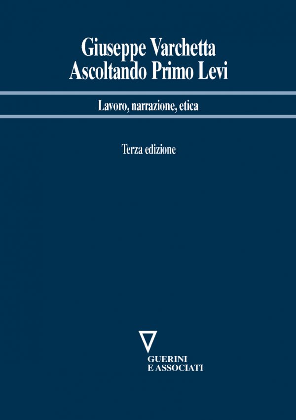 Copertina del volume Ascoltando Primo Levi