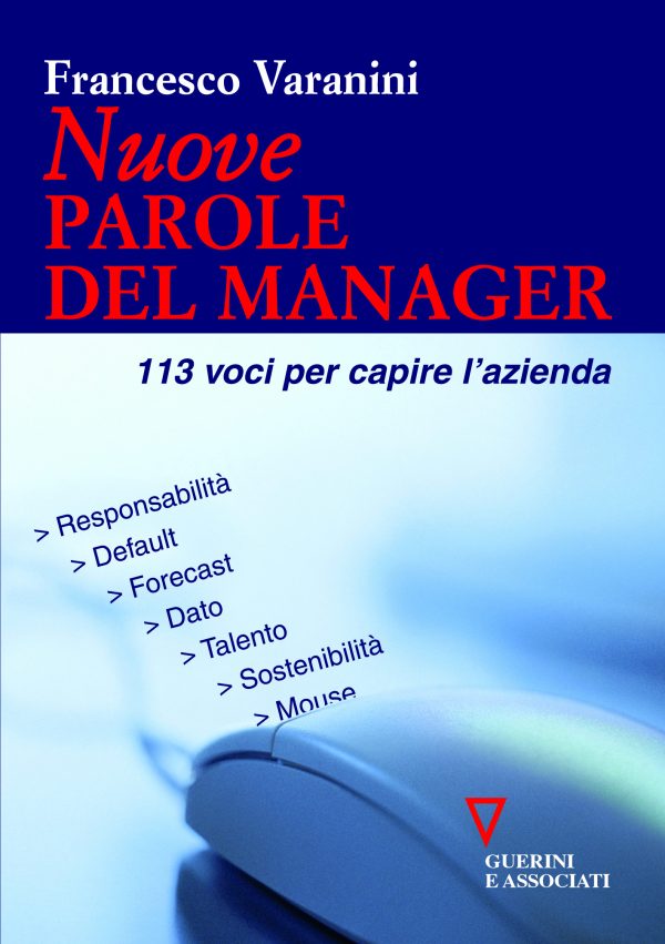 Copertina del volume Nuove parole del manager