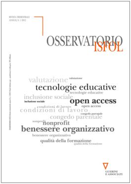 Osservatorio Isfol. N. 1/2012