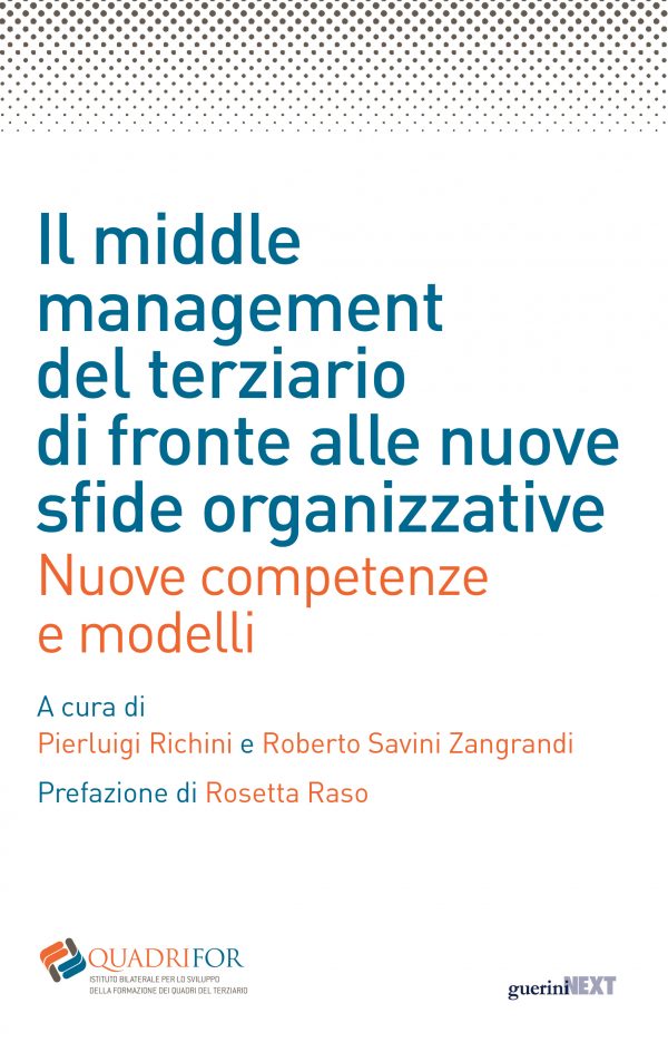Copertina del volume Il middle management del terziario di fronte alle nuove sfide organizzative