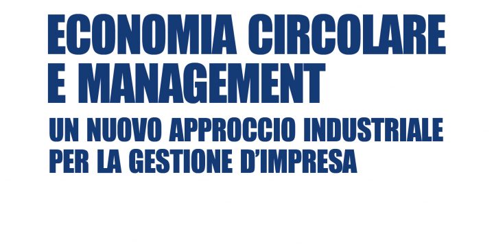 Copertina del libro Economia circolare e management