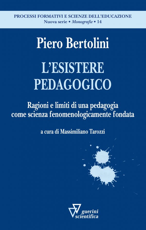 Copertina del volume L’esistere pedagogico