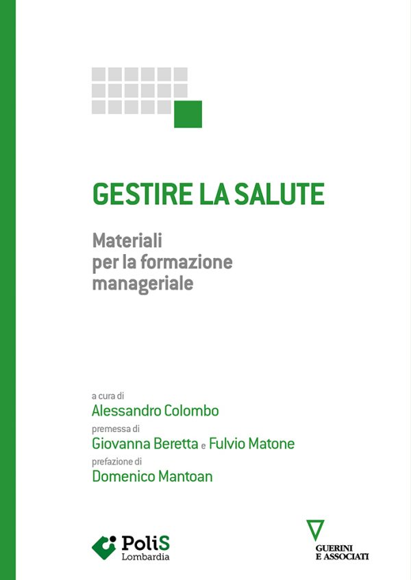 Copertina del volume Gestire la salute